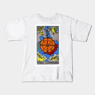 Wheel of Fortune Tarot Kids T-Shirt